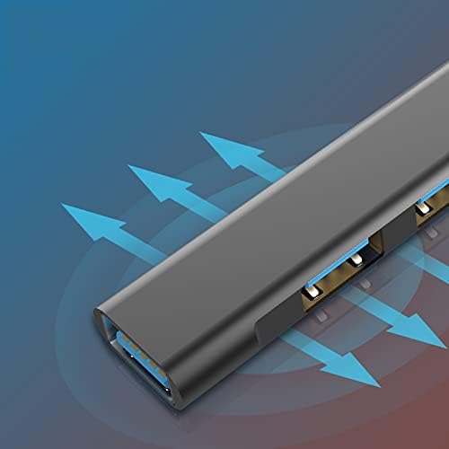 SDFGH 3.0 мулти USB адаптер за сплитер 3 читач на порта за читање со голема брзина од типот C мини USB-центар за продолжување на кабелот за продолжување