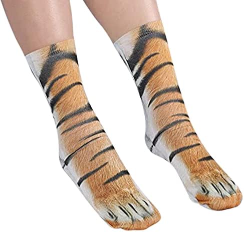 Алдулт за мажи чорапи отпечатени 3Д животински порибни чорапи новини жени хумор чорапи чорапи жени дебели