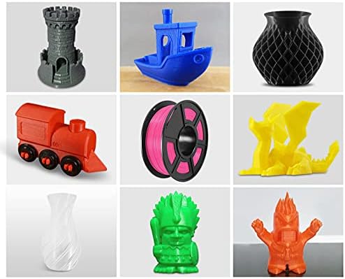 Материјали за печатење 3D DAMI 3D печатач PLA FILAMENT 1.75mm за димензионална точност на 3Д печатач +/- 0,02mm 1kg 1 лажичка