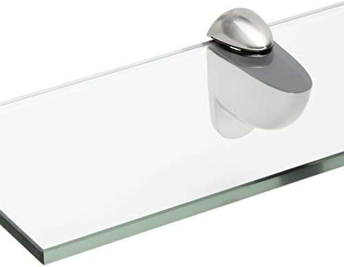 Стаклена полица за стакло од стакло, четка од четка, 8 x 21