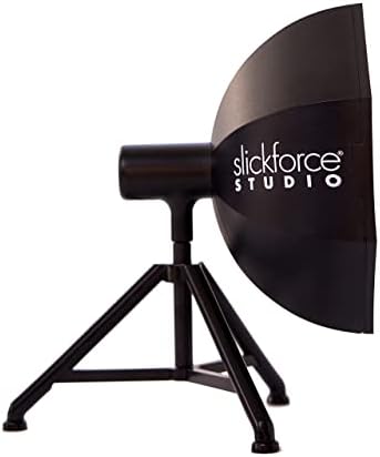 Slickforce Miniature 5W USB Softlight - рефлексивна сребрена чадор со дифузер - идеален за фотографија на играчки, ноќна светлина, новини/реквизити