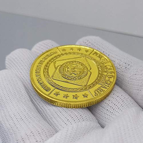 Исклучителна детелина на монети среќни покер монета со среќа Медал за печатот за печатот монета метална играчка монета совршена замена
