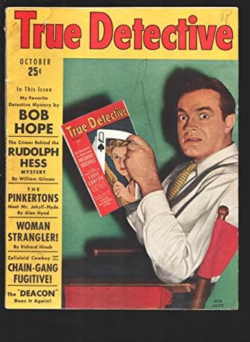 Точно Детектив 10/1941-Боб Надеж &засилувач; картичка за играње покритие-диви пулпа стил возбудувања-хитлер-Хес-Пинкертонс-ВГ+