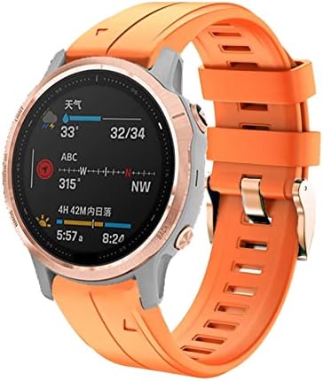 Dfamin Smart Watch Band Strap За Garmin Fenix 7S/5S/5S Плус/6S/6S Про Брзо Ослободување EasyFit D2 Делта S Силиконски 20mm Нараквица