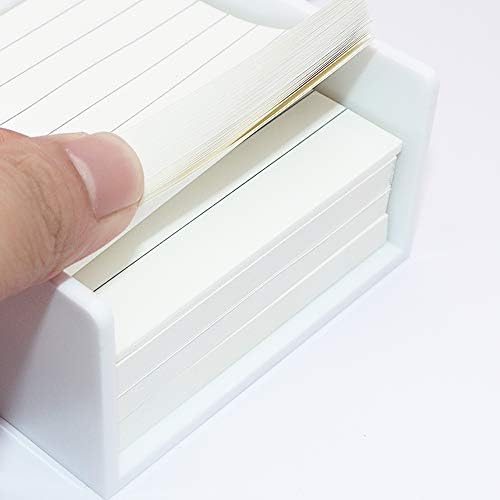 Бела леплива држач за белешка 3x3 инчи за самостојни белешки за коцка диспензерот PS Notepad картички Меморија за меморија за организатори