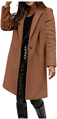 Nokmopo плус јакни со големина за жени мода есен и зимска кошула со долги ракави јаки карирана долга јакна