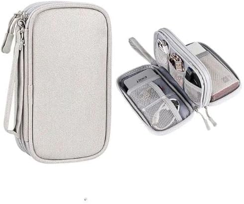 Електронски додатоци организатор торба. Патување случај за кабел, полнач, флеш диск, телефон, SD картичка, хард диск, USB слушалки.