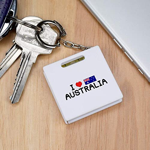 Ја Сакам Австралија Мерна Лента За Клучеви/Алатка За Ниво На Дух