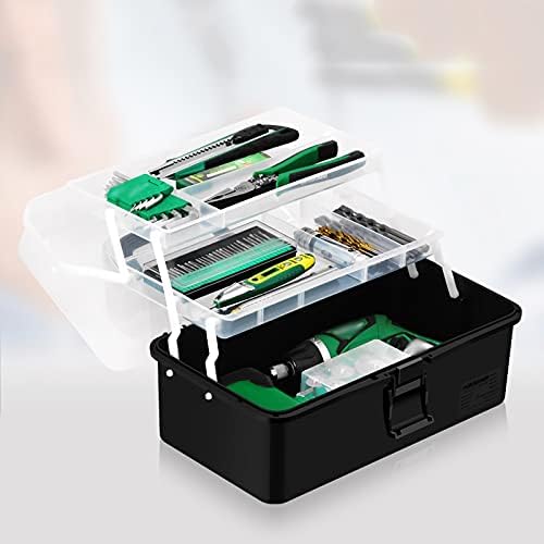 Luckxuan алатка/организатор за алатки пластична алатка кутија Транспарентни организатори за занаетчиски занаетчиски производи или алатки