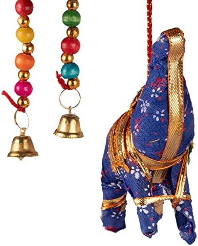 Шарена традиционална врата од слонови што виси со подарок за домашен декор Индиски декорација на фестивалот за свадби Нова Година Подарок Подарок Подарок.