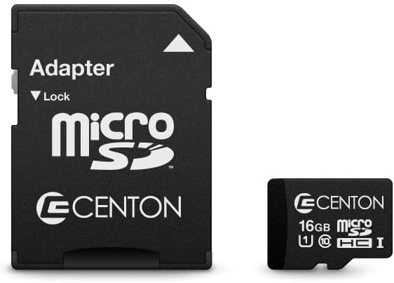 Centon MicroSD UHS-I / A1 / V10 / U1 / Класа 10 Флеш Мемориска Картичка 8GB x 1,