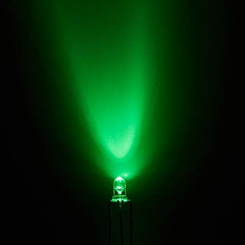 Chanzon 100 парчиња 3мм црвени и зелени LED диоди светла Вообичаена анода Светла осветлување сијалички ламби за електроника компоненти Индикатор