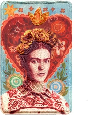 C&D Визионерска Фрида Кало портрет лепенка, црвена боја