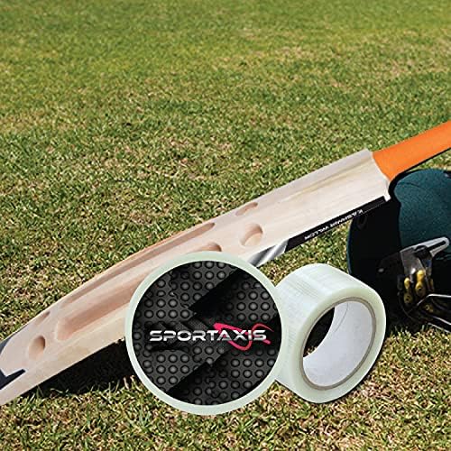 Sportaxis крикет лента со лилјаци за засилени перформанси и подобар мозочен удар - доказ за анти -пукнатина и лента за поправка