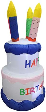 Пакет за украси на две роденден и дипломирање, вклучува 6 нозе високи надувување на надувување на роденденската торта со свеќи, и дипломирање