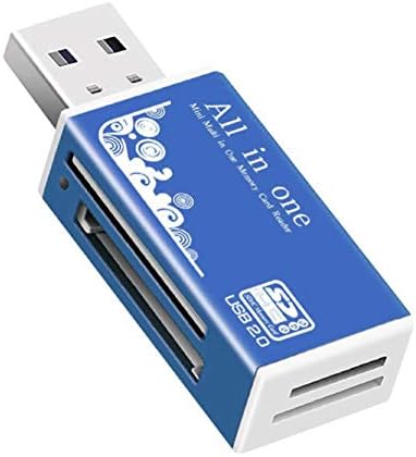 Читател на картички Mohaliko SD, читач на USB 3.0 SD картички, мултифункционален USB 2.0 микро-SD/TF/CT/MS/SDHC/MMC Адаптер за читач на мемориски