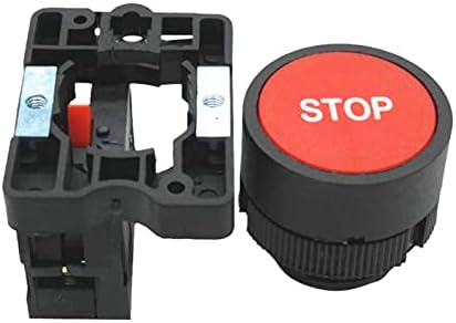 Контрола на копчето Анканг Црвено итно стоп, HB2-B10, водоотпорен прекинувач за прекинувач за стоп копче 1 Нормално затворено
