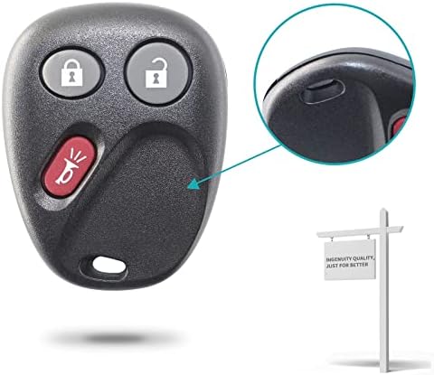 Замена НА OSHMO За Клуч За Влез Во Автомобил Без Клуч, Клуч За Предавател На Кликер, 3 Копчиња Влез Далечински Управувач за LHJ011 2 Пакет
