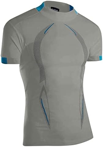 Вежба за вежбање маички маички мажи лето висока еластичност спортови за дишење тесни мажи со долги ракави маички памук памук