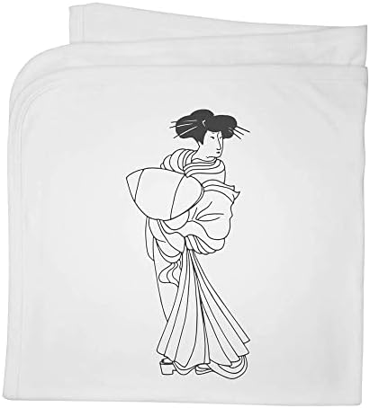 Азиеда 'Ориентална жена' памучно бебе ќебе / шал