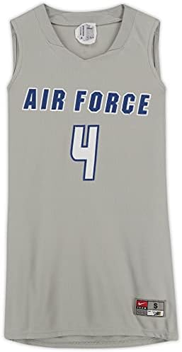 Спортски меморијалии Воздухопловни сили на соколи, издадени од 4 -ти и бел женски дрес од кошарка - Големина S - колеџ програми