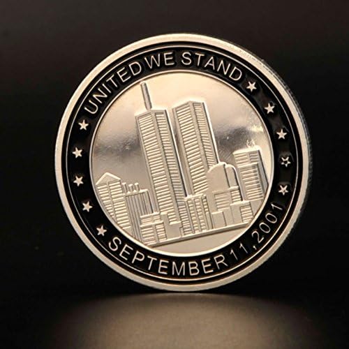 Сад 911 Кулите Близначки Светскиот Трговски Центар Медал Сребрена Монета Орел Монета Сувенир Воена Колекција Подарок