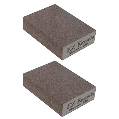 Cabilock Grit Dry Sandpaper 5 парчиња пескави сунѓери шпекулари блокови за тампонирање на подлошки за полирање на дијаманти, алатка