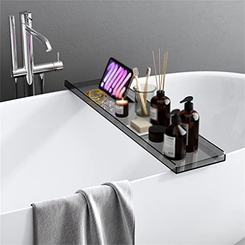 Сива акрилна решетка бања решетката за када за бања бања за складирање на мобилни телефони