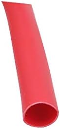 X-DREE 15m 4mm Внатрешна Диа Полиолефинска Цевка За Отпорност На Пламен Црвена За Поправка На Жица(Tubo ignéfugo de poliolefina con diametro