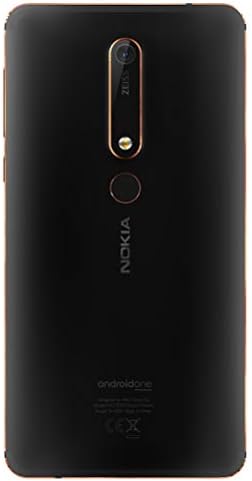 Nokia 6.1 - пита со Android 9.0 - 32 GB - Двојна SIM Отклучен паметен телефон - 5,5 екран - црна - американска гаранција