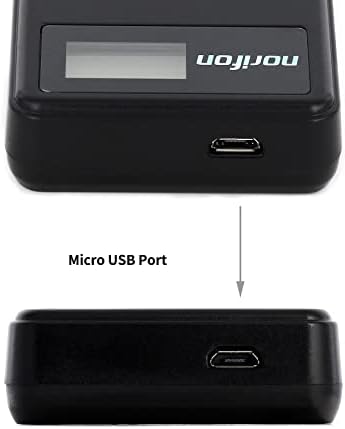LC-E12 LCD USB полнач за Canon EOS 100D, EOS M, EOS M2, EOS Rebel SL1 камера и повеќе
