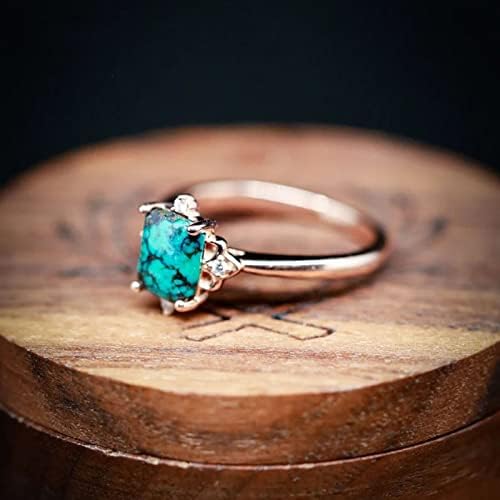 2023 година Нови жени накит Елегантен скапоцен камен Loveубовен прстен за украси украси Орнаменти ringвонат најголемиот дел