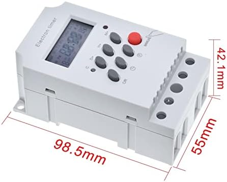 KG316T-II Електронски тајмер AC 220V 25A DIN Rail Digital Progmital Electronic Timer Switch Electric Control Control Enter/Off