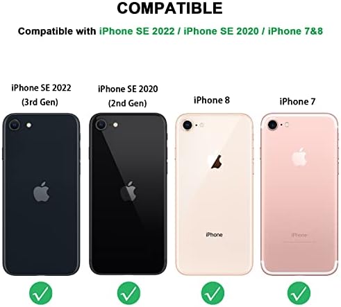 TENDLIN Компатибилен Со Iphone SE 2022 Случај /Iphone SE 2020 Случај /Iphone 8 Случај / iPhone 7 Случај Дрво Зрно Со Текстура На Јаглеродни