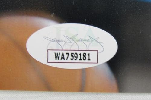 Ерихон Симс потпиша автоматски автограм 8x10 Фото ЈСА сведок COA II - Автограмирани НБА фотографии