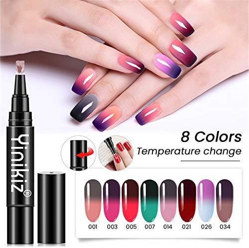 Градиентен гел гел нокти полски нокти за нокти гел полски UV LED гел полски лак лак 5мл-промена на боја со температура