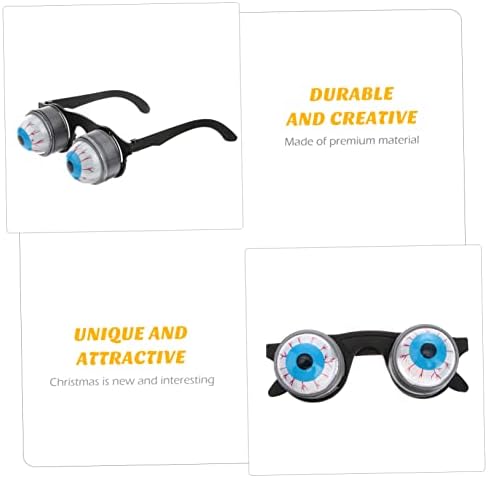 Sewacc Деца подароци Возрасни подароци играчки за деца новини за забави очила глупави очила за очи хорор очила надвор очила за очила