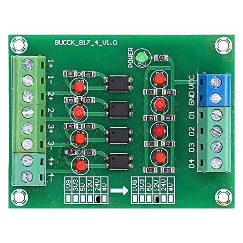 Модул за конвертор на сигнал, трајна широка апликација Optocoupler изолаторска табла 24V до 5V 20kHz фреквенција на конверзија стабилна работа