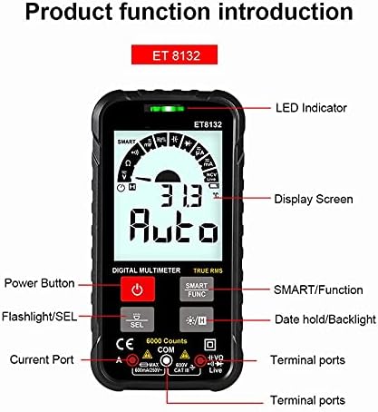 SDFGH LCD дисплеј дигитален мултиметар автоматски опсег VFC капацитет на напон на напон на мерачот на мерачот мерач на мерач на мерач на мерач на мерач на мерач на мерач ?