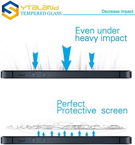 Ytaland за Lenovo Tab E7 Заштитник на екранот, [анти-прстински отпечатоци] [без меур] Заштитен стаклен екран за таб-таб Е7 7.0 инчен