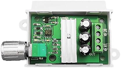 uniquegoods PWM DC Контролер На Брзина 6V 12V 24V 28V 3a Прекинувач За Контрола На Променлива Брзина Електронски Контролер На Брзина Придушувач 1206b Со Школка