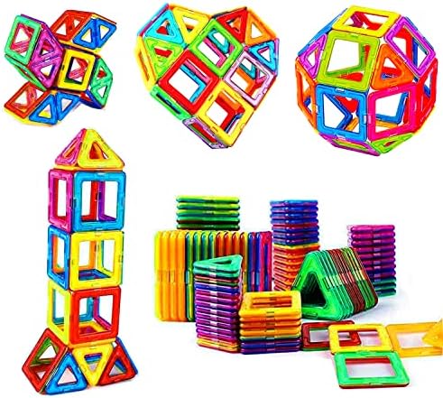 Рок златна рипка магнетски блокови зграда играчки за деца, магнетни плочки за матични комплети едукативни блокови за редење играчки за момчиња