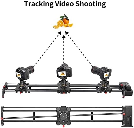Лизгач за моторизиран фотоапарат GVM 48 /120см, лизгач на безжични професионални јаглеродни влакна Doly Rail Camera, моторизиран временски