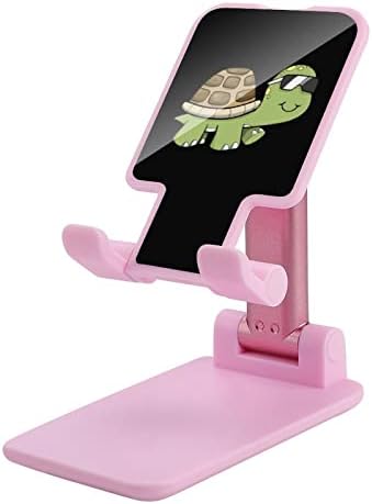 Tortoise со очила за сонце, мобилен телефон стол за преклоплив прилагодлив држач за мобилен телефон Десктоп Док, компатибилен со таблети за прекинувачи