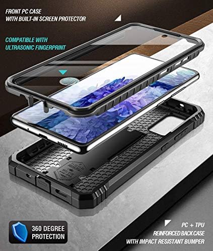 Серија поетска Револуција Дизајниран За Куќиште Samsung Galaxy S20 FE 5G , Двослоен Заштитен Капак Отпорен На Удари Со Потпирач За Удар и