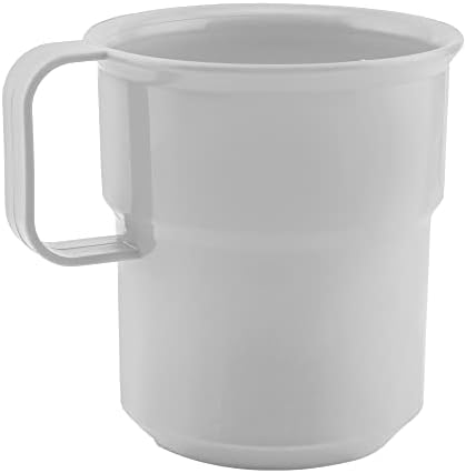 ИБМ Насловна Пауза-Отпорни Пластични Чаши Чаши За Кафе, Сок, Млеко, Вода, Чај-8оз-Бело