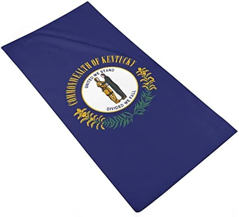 Државно знаме на Кентаки, заптивка Америка микрофибер рачни крпи Супер апсорбирачки крпи Брзо суво миење на миењето