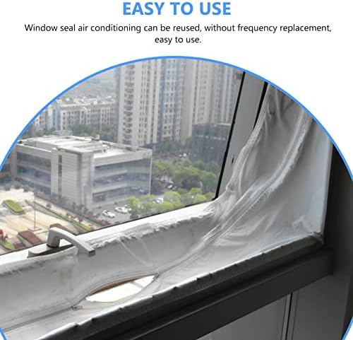 Homoyoyo климатик запечатување на крпа за запечатување заптивка за запечатување на прозорецот за запечатување на климатик, преносен заменски