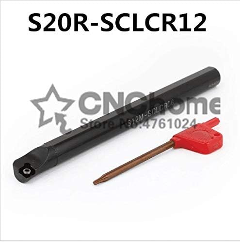 FINCOS S20R-SCLCR12/ S20R-SCLCL12, Внатрешна Алатка За Вртење Фабрички приклучоци, Пена, Здодевна лента,ЦПУ,Машина, Фабрички Излез - : S20R-SCLCL12)