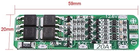 Волфронт 3сери 20А 12.6 В Бмс Пхб Одбор За Заштита Со Функција За Автоматско Обновување за 18650 Лион Јонска Литиумска Батерија Ќелија